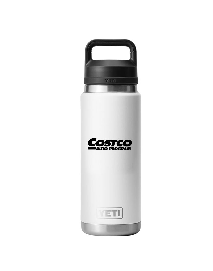 Costco Auto Program branded Yeti water bottle