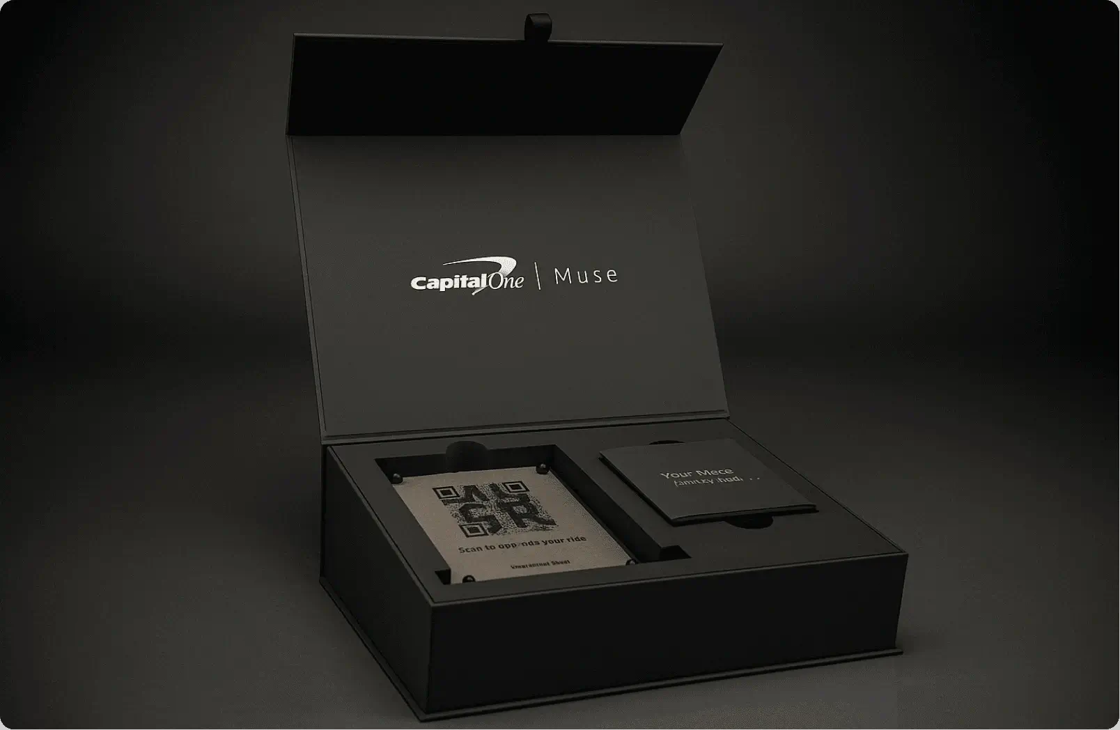 Capital One MUSE custom-branded kit box