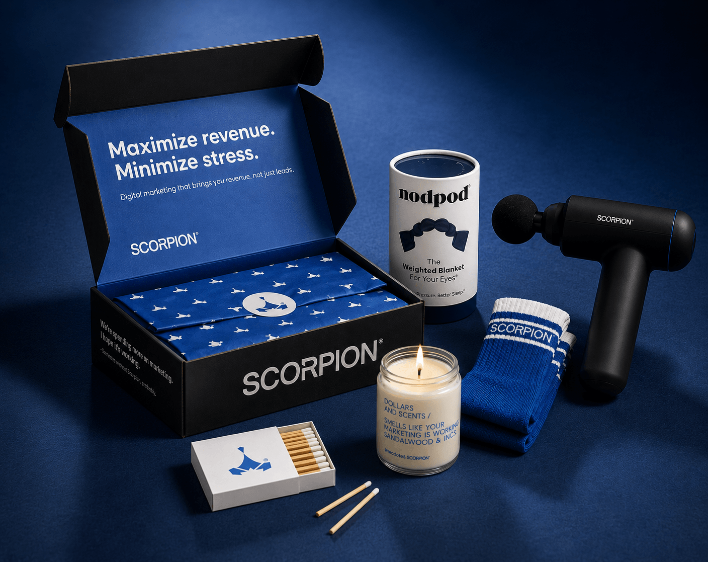 Scorpion rest-and-relaxation gift kit